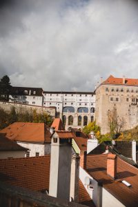 Ubytování U Bílé Paní Český Krumlov Pokoj s balkonem